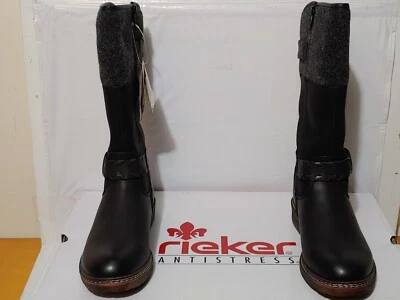 Rieker women water resistant boot #94779 black size 36 ( US 5-5.5 ) - Image 1 of 4