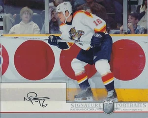2006-2007 Be a Player Portraits Nathan Horton 8"X10" Panthers Autographed Card - Bild 1 von 2