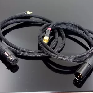 3ft Pro Audio XLR Male Female to 2RCA Male Stereo Plug Shielded Patch Cable Cord - Picture 1 of 3