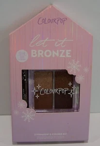 ColourPop Pressed Powder Eyeshadow Eyeliner Palette Kit Let It Bronze - Bild 1 von 3