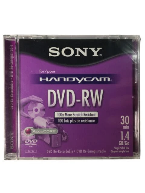 Sony DVD-RW Mini Recordable disc 1.4GB 30 Min