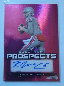 Kyle McCord 2024 Leaf Electrum Prospects Autograph Football Card 2/4 - Picture 1 of 10