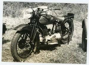 PHOTO photographie, moto ancienne motocyclette motorbike René Gillet - Imagen 1 de 1