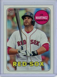 2018 Topps Heritage J.D. MARTINEZ #710 Boston Red Sox - Picture 1 of 2