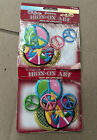2Packages PEACE SIGN 14 Patches IRON-ON ART 2012