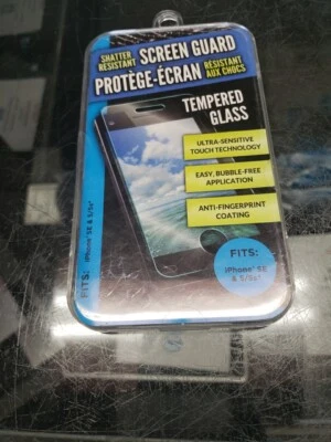 Screen Guard SHATTER RESISTANT Protector For Apple iPhone 5 / 5s / SE free ship - Image 1 of 3