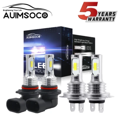 Faro delantero LED bombillas altas bajas para Hyundai Elantra sedán 4 puertas 2017-2018 Foto 1 de 4