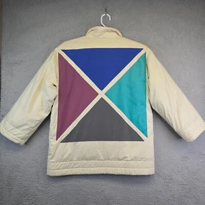Vintage the Company Store Down Jacket Women’s Size 8 Retro ’80s Tie Funky - Picture 1 of 15