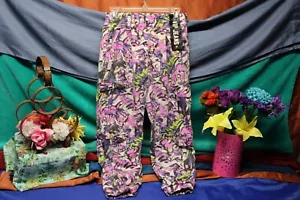 VIP Jeans Womens Urban Graffiti Pants Size 7/8 bottoms sweats joggers Jeans rare - Picture 1 of 13