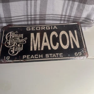 Allman Bros Band License Plate - Picture 1 of 5