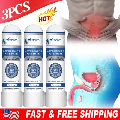 Uncle Stiffy Nasal Inhaler, Complex Mens Nasal Inhaler, Prostate Restore Energy - Image 1 of 4