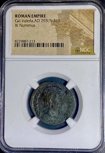 Römische Kaiserin Galeria Valeria 293-311 n. Chr. Münze NGC Original Frau des Galerius selten - Bild 1 von 10