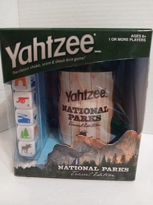 Yahtzee National Parks Travel Game Edition Dice Rare Hasbro Complete New In Box - Image 1 of 4