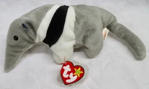 TY Beanie Babies Animal Ants Anteater VINTAGE NEW with TAGS - Foto 1 di 6
