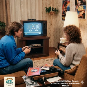 Atari 2600 VCS Video Console CX2600A Complete with Paddles & Manual - Picture 1 of 24