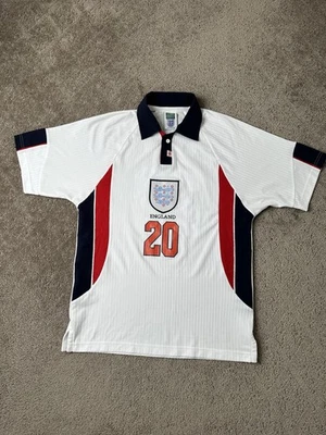 Mens Soccer Jersey Score Draw 2020 #20 MICHAEL OWEN 1997-1998 ENGLAND, Size M - Image 1 of 4