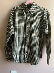 Ralph Lauren Youth Boys Button Down Shirt Plaid Size Small (8-10) - Picture 1 of 8