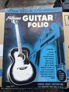 Leon Block arrangiamenti chitarra famoso libro folio chitarra 2 - Foto 1 di 1
