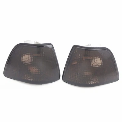1 Pair Front Corner Light Turn Signal Lamp Lens For BMW 3 Series E36 1992-1998 - Image 1 of 4