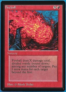 Fireball Beta MINT Red Common MAGIC THE GATHERING MTG CARD (ID# 492606) ABUGames - Picture 1 of 2