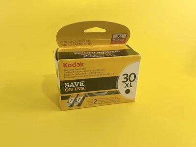 Kodak 30 XL Black Ink Cartridges Set of 2 New Sealed - Image 1 of 4