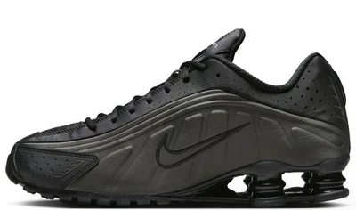 Nike Shox R4 Zapatos Triple Negro HQ1988-001 Para hombres Tenis Multi Talla NUEVO Foto 1 de 4
