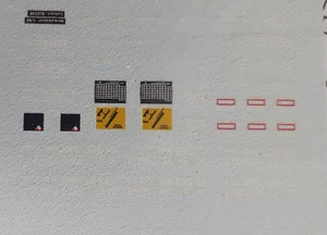 decals decalcomanie deco pour train ho 1/87 7000 - Picture 1 of 1