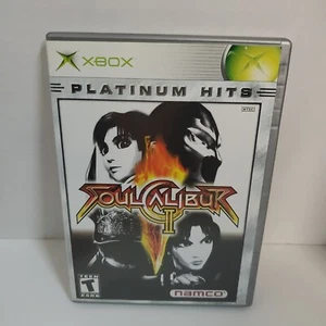 Soul Calibur II 2 (Microsoft Xbox, 2003) Funcionamiento limpio probado - envío gratuito - Imagen 1 de 5
