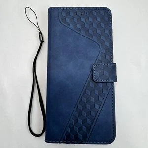 Samsung Galaxy A23 4G/5G Wallet Card Holder Leather Case Cover Dark Blue - Picture 1 of 10