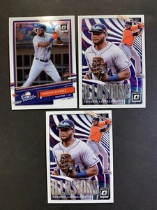 2020 DONRUSS OPTIC YORDAN ALVAREZ "THE ROOKIES" & ILLUSIONS CARD LOT 3X - ASTROS - Picture 1 of 1