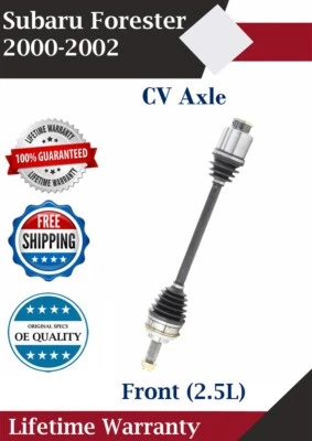 Nuevo eje CV delantero OE para Subaru Forester 2000-2002 2,5 L garantía de por vida Foto 1 de 4
