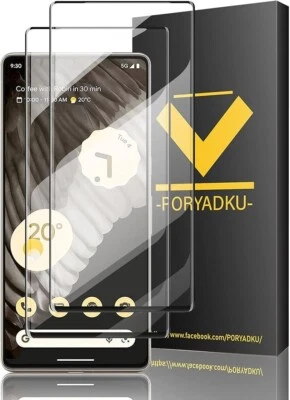 V - PORYADKU 2 Pack Tempered Glass Screen Protector for Google Pixel 7 Pro - Image 1 of 4