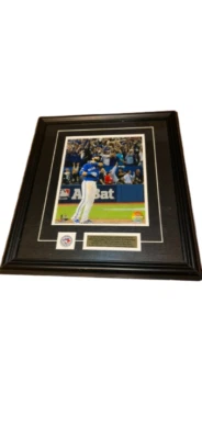 Jose Bautista 8X10-Inch Pin and Plate Frame-Bat Flip Toronto Blue Jays - Image 1 of 2