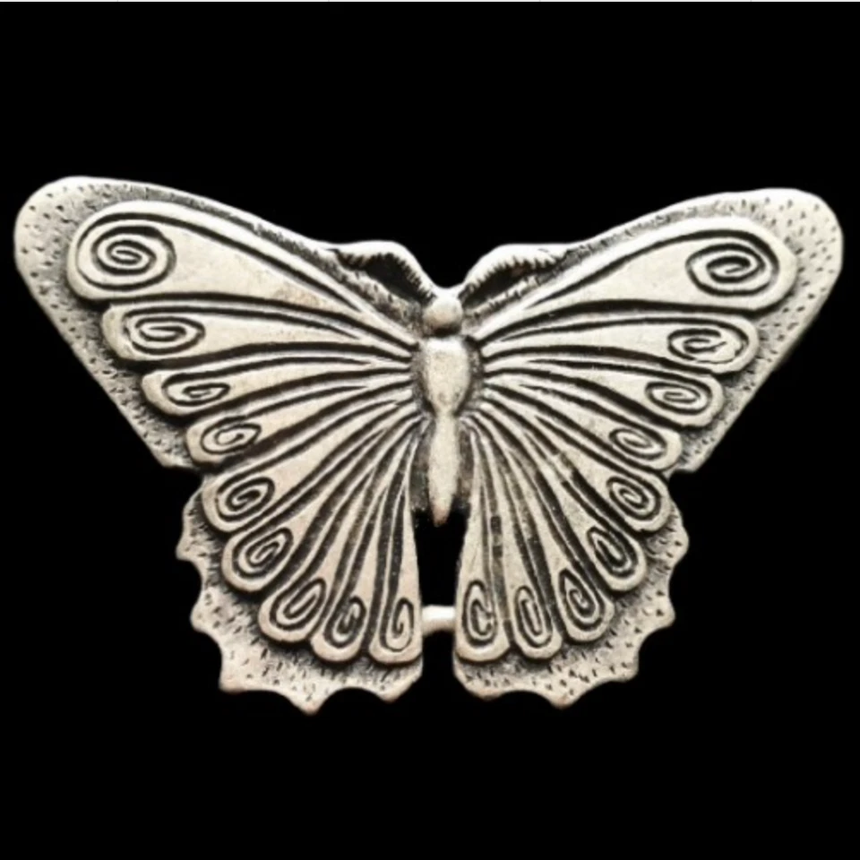 Metal Butterfly Butterflies Belt Buckle Boucle De Ceintures - Изображение 1 из 1