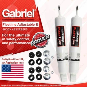 Front Gabriel Fleetline Adjustable Truck Shocks for Isuzu NPR NPS NQR K Series - Picture 1 of 2