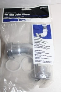 Codo de articulación deslizante DuraPro 90° 11⁄4"" acabado cromado #161110 - nuevo - Imagen 1 de 2