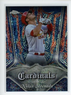 2022 Topps Chrome Pinstriped #P-4 Nolan Arenado - Image 1 of 2