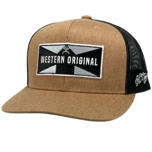 Sombrero Hooey Holley Marrón/Negro Snapback Western Original - 2130T-BRBK - Imagen 1 de 5