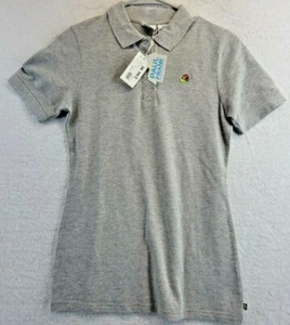 NWT Paul Frank Julius Womens Youth Gray Polo Shirt Snail Logo Size Medium - Picture 1 of 8