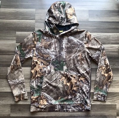 Sudadera con Capucha Under Armour Juvenil Niño XL RealTree Camuflada Pullover Sudadera Foto 1 de 4
