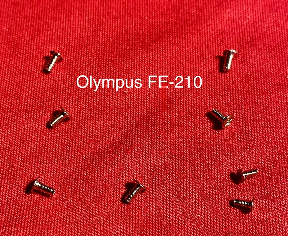 Tornillos de cuerpo (8 piezas) para cámara digital Olympus FE-210 Foto 1 de 1