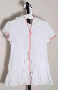 Encubrimiento con capucha blanco Cat and Jack talla 4T - Imagen 1 de 2