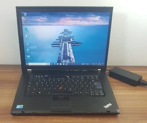 Lenovo Thinkpad T500 Intel P8400 2x2,26GHz 8GB Firewire SSD Webcam W10 Bluetooth - Bild 1 von 8