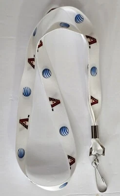 Arizona Diamondbacks & AT&T White Lanyard - 17" Long - NEW & NEVER USED - Image 1 of 4