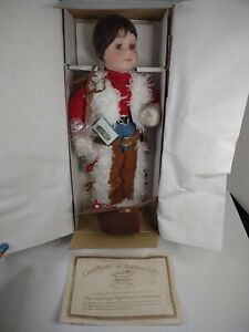 Heritage Signature Collections "RUSTY" #12360 Porcelain Cowboy Doll NEW in Box