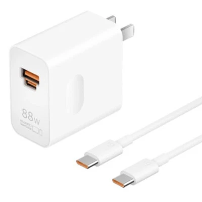 HUAWEI SuperCharge Max 88W Dual USB Wall Charger + Cable For Huawei Mate 60 Pro - Image 1 of 4