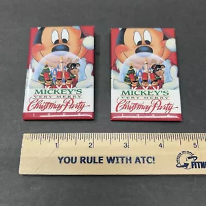 Pin Rectangular Vintage Mickey's Very Merry Christmas Party 1998 - Cantidad. 2 - Imagen 1 de 5