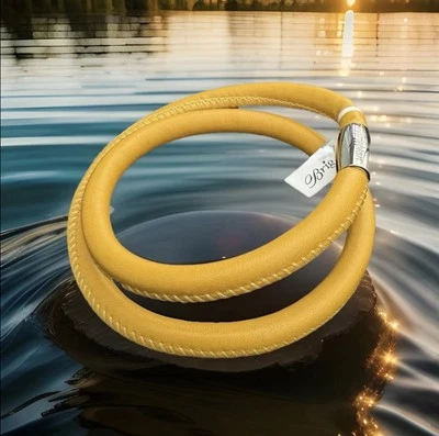 Pulsera Brighton Doble Woodstock Girasol Color Amarillo Cuero Nueva con Etiquetas Foto 1 de 4