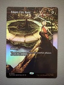 MTG Empty City Ruse (Borderless) - Avatar: Eternal 0003 NM Foil - Picture 1 of 2