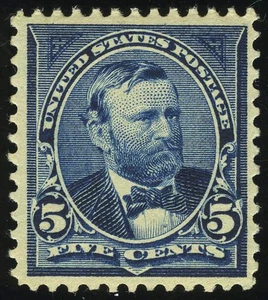US # 281 5¢ Grant, "VF 80" NH, PSE (2018) - Picture 1 of 2